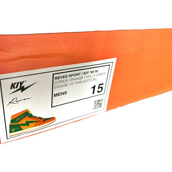 Reves Paris Hi Sneaker Kiy 85 Air Sport House of Pain Shoe Size 15 Laces Box New